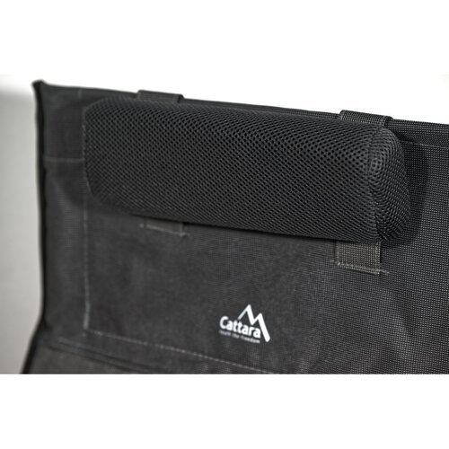 Cattara 13467 Scaun pliant de camping Merit Foldi, negru