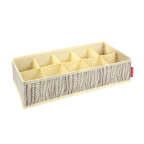 Tescoma Organizator pentru șosete și lenjerieFANCY HOME, 40 x 18 x 10 cm, crem