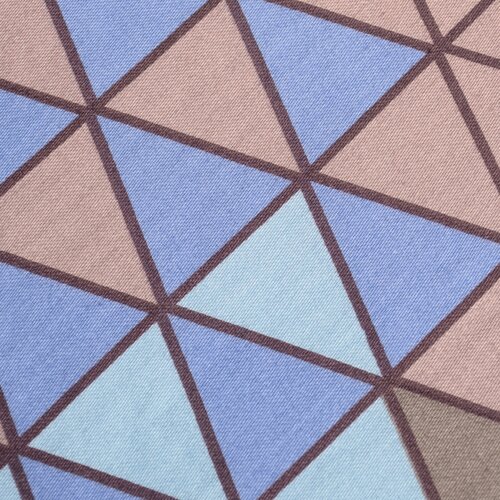 Lenjerie de pat Matex Satin Triangles , 140 x 200cm, 70 x 90 cm