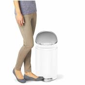 Simplehuman Pedálový polokrúhly kôš 10 l, biela