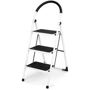 4Home Skládací ocelové schůdky Steps, 3 stupně