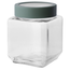 Altom Cutie din sticlă cu capac, 500 ml, verde