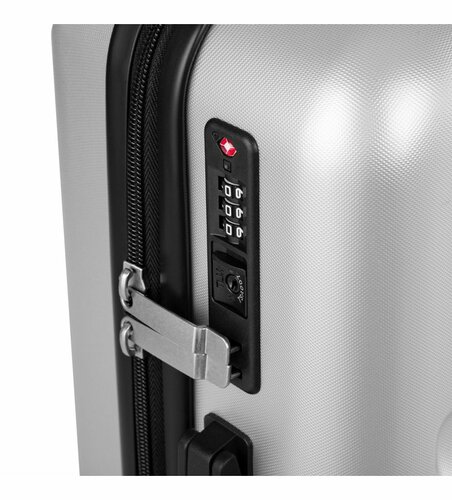 Compactor Валіза для ручної поклажі Cosmos S, 55 x 20 x 40 см, срібляста