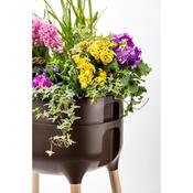 Recipient înalt de cultivare Plastia Urbalive, maro