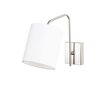 Kinkiet lampa ścienna Ve - 6002, chrom/biały