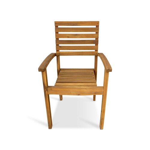 Stapelbarer Sessel Luc 58 x 52 x 97 cm, Akazie