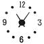 Selbstklebende Uhr NUMBER, Durchmesser 40 cm