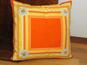 Polštářky Kopretina 2 ks 40 x 40 cm, oranžová, 40 x 40 cm