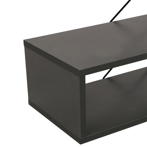 TV stolík Zigzag Anthracite
