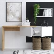 Schreibtisch Tiff White and Oak