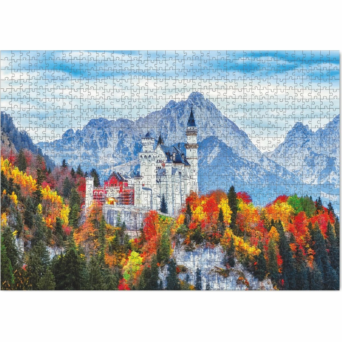 Puzzle Dodo Zamek Neuschwanstein, 1000 elementów