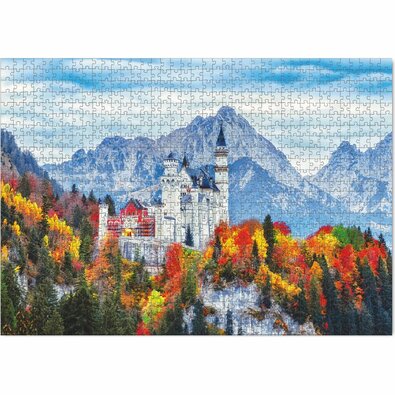 Dodo Puzzle Neuschwanstein kastély, 1000 darab