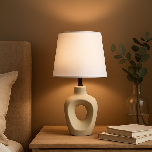 Rabalux 74079 stolní lampa Madelor, béžová