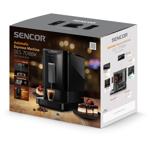 Sencor SES 7018BK automatikus kávéfőző Espresso