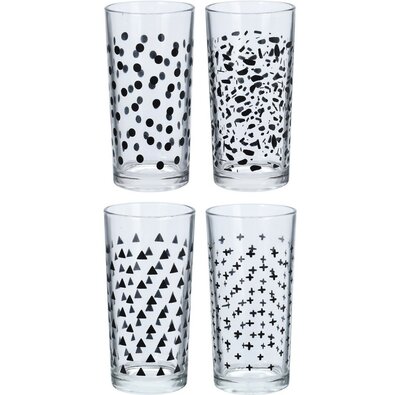 Set de 4 pahare 350 ml