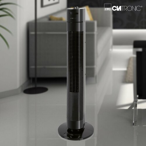 Clatronic TVL 3770 oszlopos ventilátor, feketeszínű