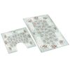 Bellatex Badematten-Set Orient mit Rose 3D, 60 x 100 cm, 60 x 50 cm