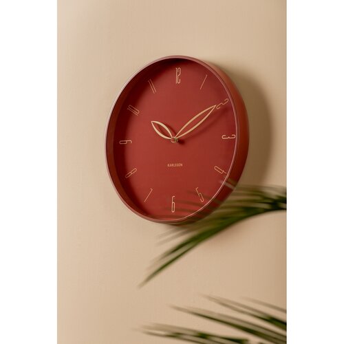 Karlsson 6012RD ceas de perete design roșu,diametru 40 cm