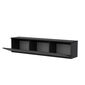 Tabelul TV Neon iluminat Antracit