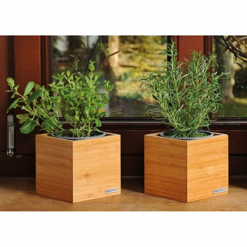Kesper 58190 Univerzális bambusz doboz, 13 x 13 x13 cm
