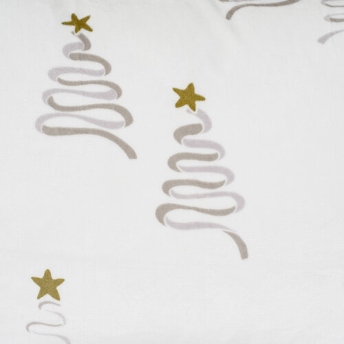 Lenjerie de pat din microflanel 4Home Christmas tree, 140 x 200 cm, 70 x 90 cm