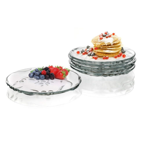 Pasabahce 6dílná sada dezertních talířů Perla, 19,4 cm