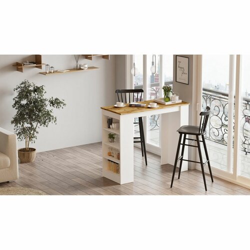 Lux White and Atlantic Pine bárpult