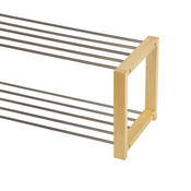 Kovový botník FRAME 2, přírodní