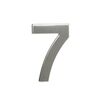 Номер будинку з нержавної сталі 7, 2D плоский