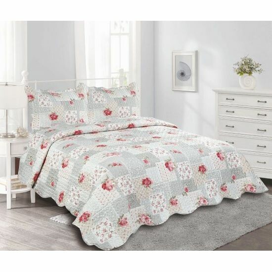 Narzuta na łóżko Patchwork Idea, 230 x 250 cm, 2 szt. 50 x 70 cm, 230 x 250 cm