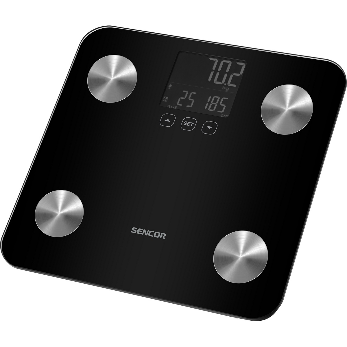 Sencor SBS 6026BK osobista waga fitness, czarna