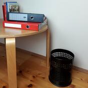 Alda Coș de gunoi Officer perforat 7 l, negru