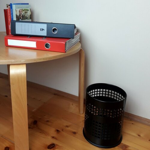 Alda Officer perforált szemetes 7 l, fekete