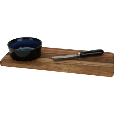 EH Zestaw do serwowania Torrente, 3 szt., niebieski, 30 x 12 cm