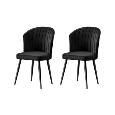 Esszimmerstuhl-Set Rubi Black, 2 Stück