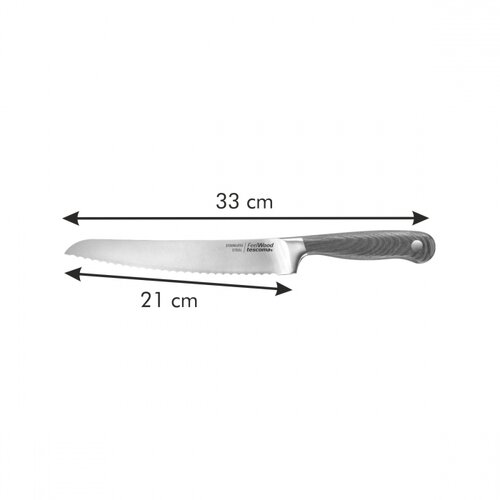 Tescoma FEELWOOD kenyérvágó kés, 21 cm