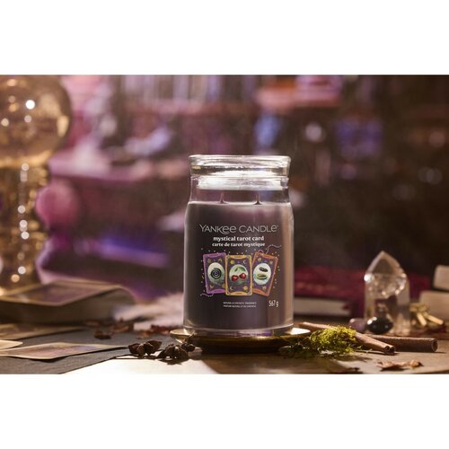 Yankee Candle Vonná sviečka veľká Signature Halloween Mystical Tarot Card, 567 g