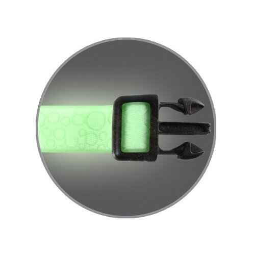 Tommi Zgardă luminoasă Fosfor bublinka 62 x 2,5cm, albă/fosforescentă