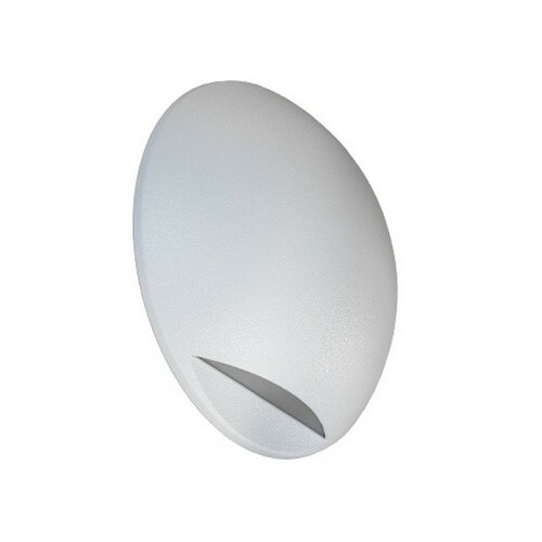 Panlux Venkovní nástěnné LED svítidlo Leon Circle bílá, 2 W