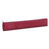 Bellatex Dekoratives Zugluftstopper LIN UNI Erdbeerrot, 15 x 85 cm