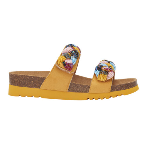 Scholl Pantofle Nice žltá, veľ. 41