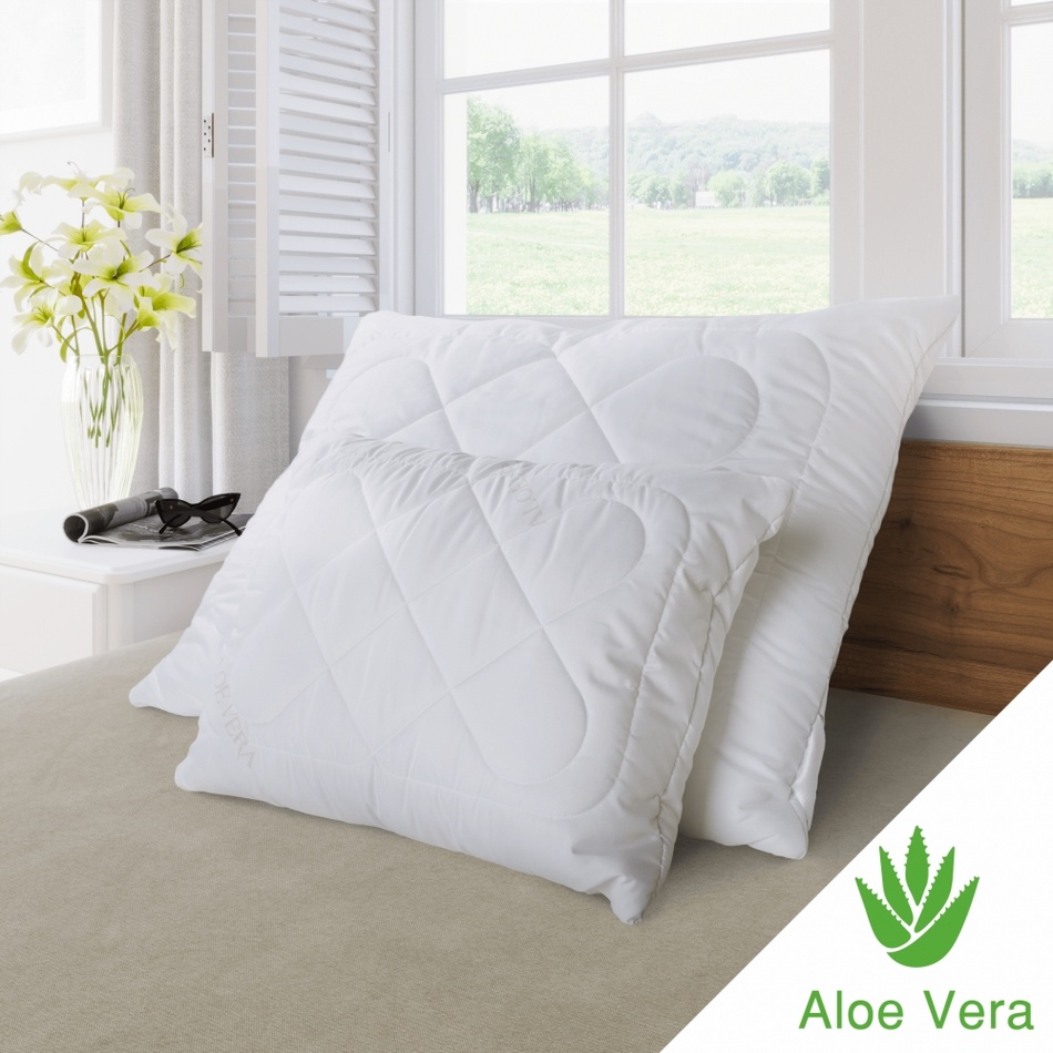 Kvalitex Aloe Vera Kopfkissen mit Reiverschluss 400 g, 45 x 60 cm | 4Home  - Spezialist fr Ihr Zuhause