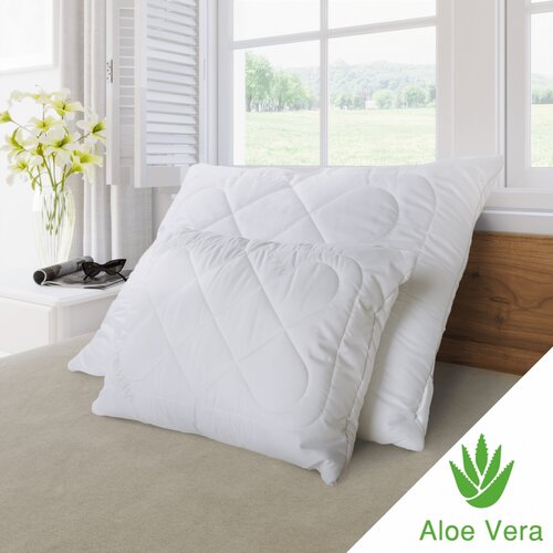 Kvalitex Aloe Vera Kopfkissen mit Reißverschluss 400 g, 45 x 60 cm