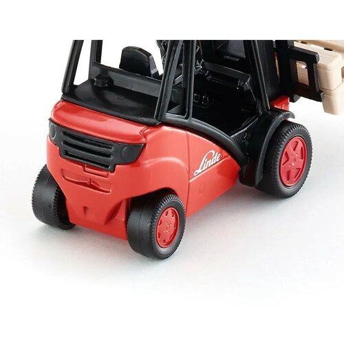 Bruder 2511 Високопідйомний візок Linde з 2 палетами, 1:16, 29 x 22 x 9 см