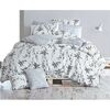 BedTex Бавовняна постільна білизна Blumen сіра,
