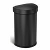 Simplehuman Półokrągły kosz bezdotykowy 45 l,czarny