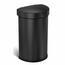 Simplehuman Półokrągły kosz bezdotykowy 45 l,czarny