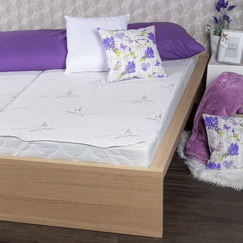 4Home Lavender Наматрацник з гумкою, 90 x 200 см