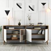 Szafka Milan 2 Walnut and White