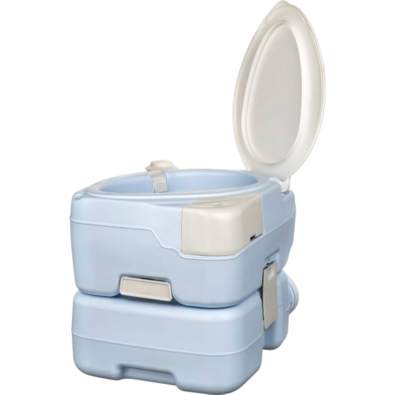 Happy Green Tragbare Toilette 15 l, blau